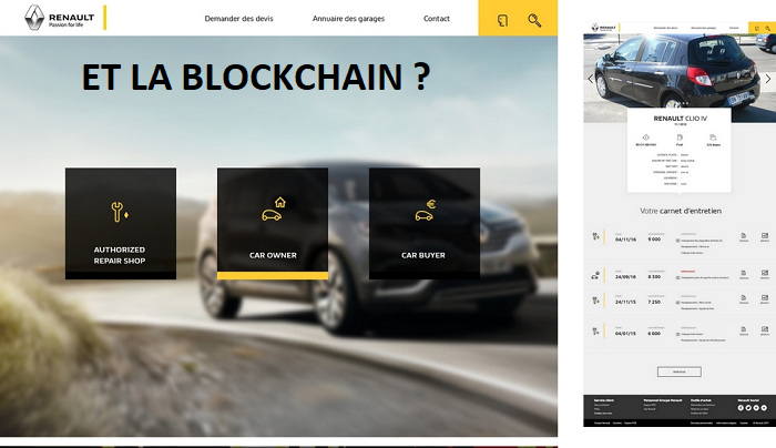 Renault-Nissan + Blockchain IoT = Retour d'Expérience !